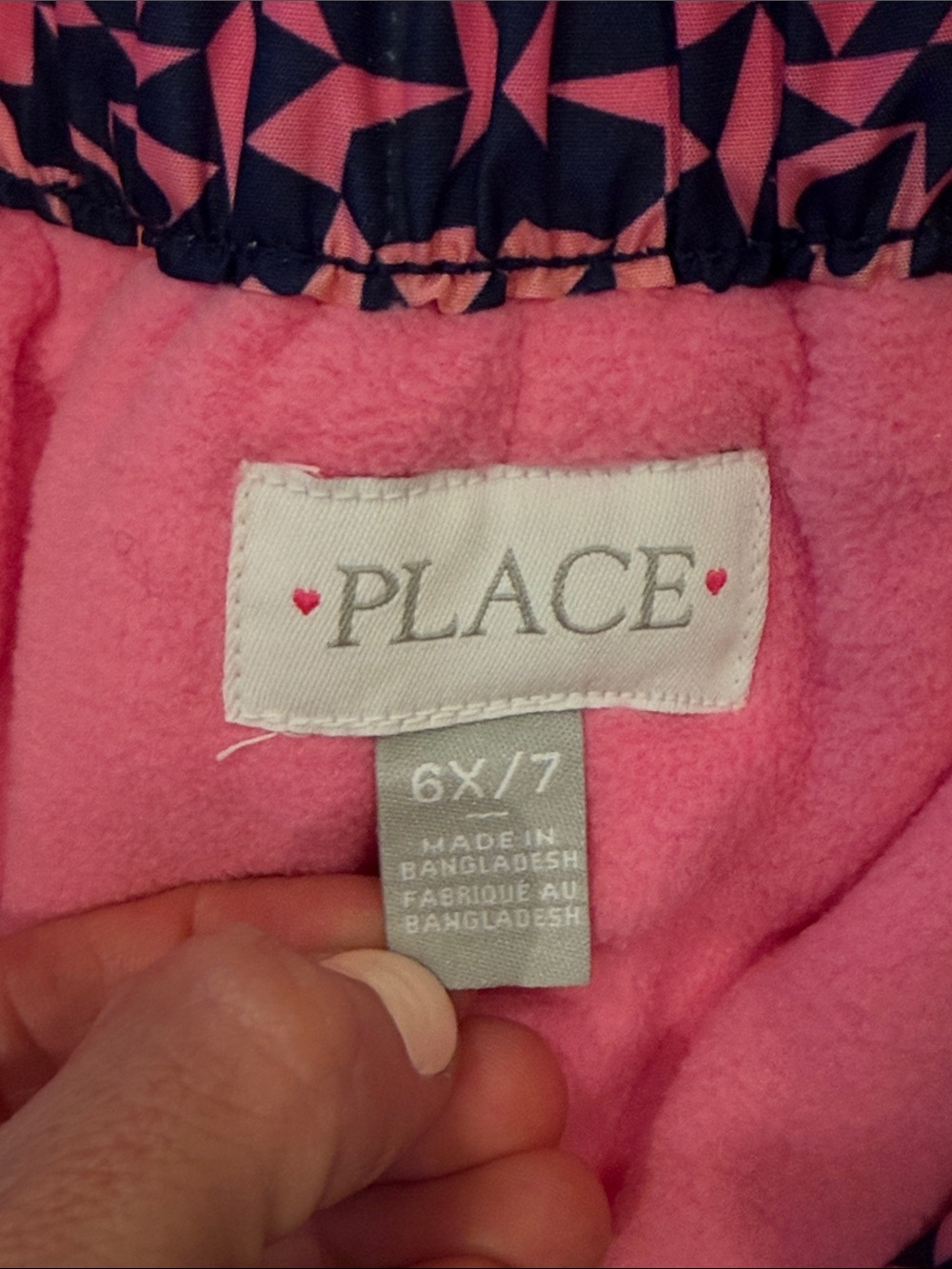 The Children’s Place Girls Colorful Geometric Print Fleece-Lined Snow Pants 🌈❄️ - Picture 6 of 10